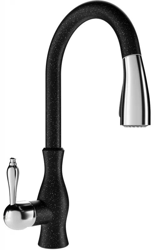 Mexen Savita - Vysoká batéria/drezová, čierna-škvrnitá, 672601-76