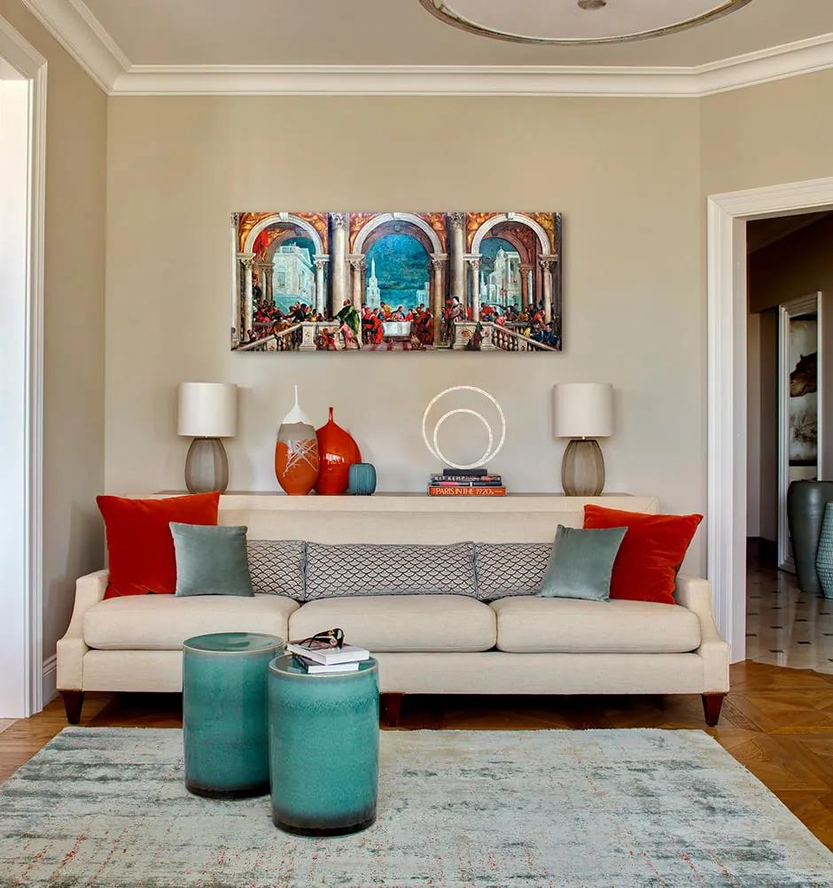 Obraz na plátne Paolo Veronese - Kristus v Leviho dome | rôzne rozmery