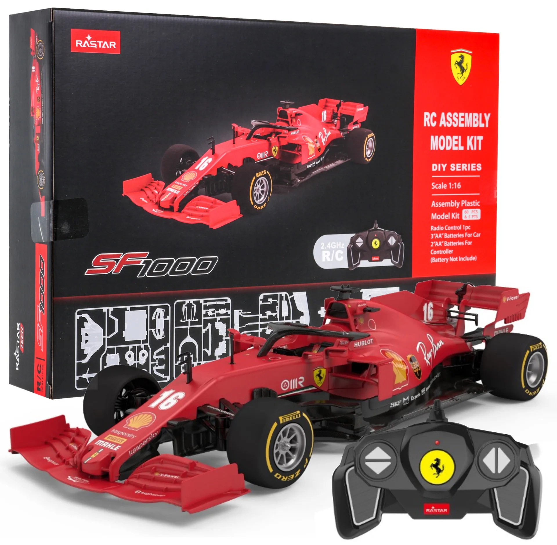 Ferrari SF1000 červené RASTAR model 1:16+ Body kit