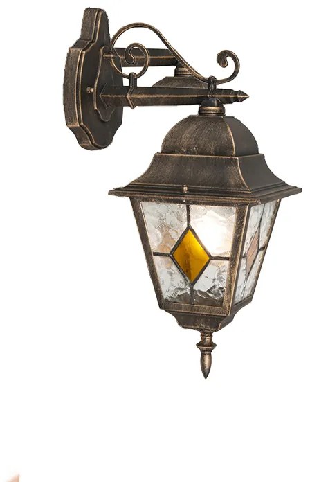 Inteligentná vintage vonkajšia nástenná lampa bronzová vrátane Wifi A60 - Antigua