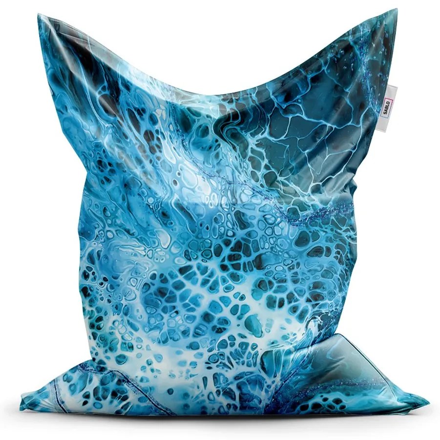 Sedací vak Classic magická modrá - detský, modrá