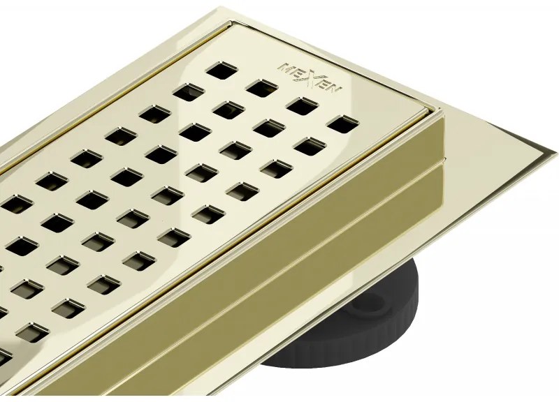 Mexen Flat M08 nerezový sprchový žľab 100 cm, zlatá, 1525100-15