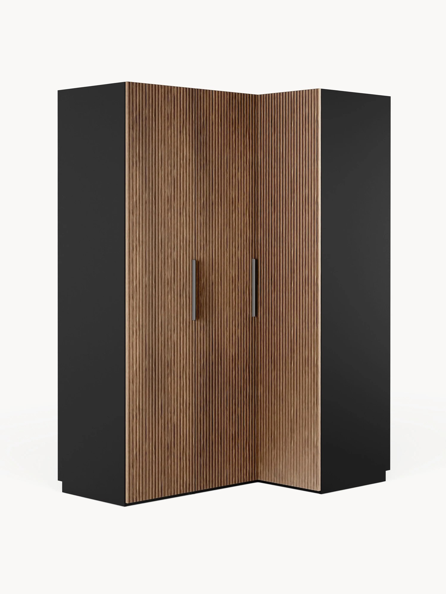 Modulárna rohová šatníková skriňa Simone, Š 165 cm