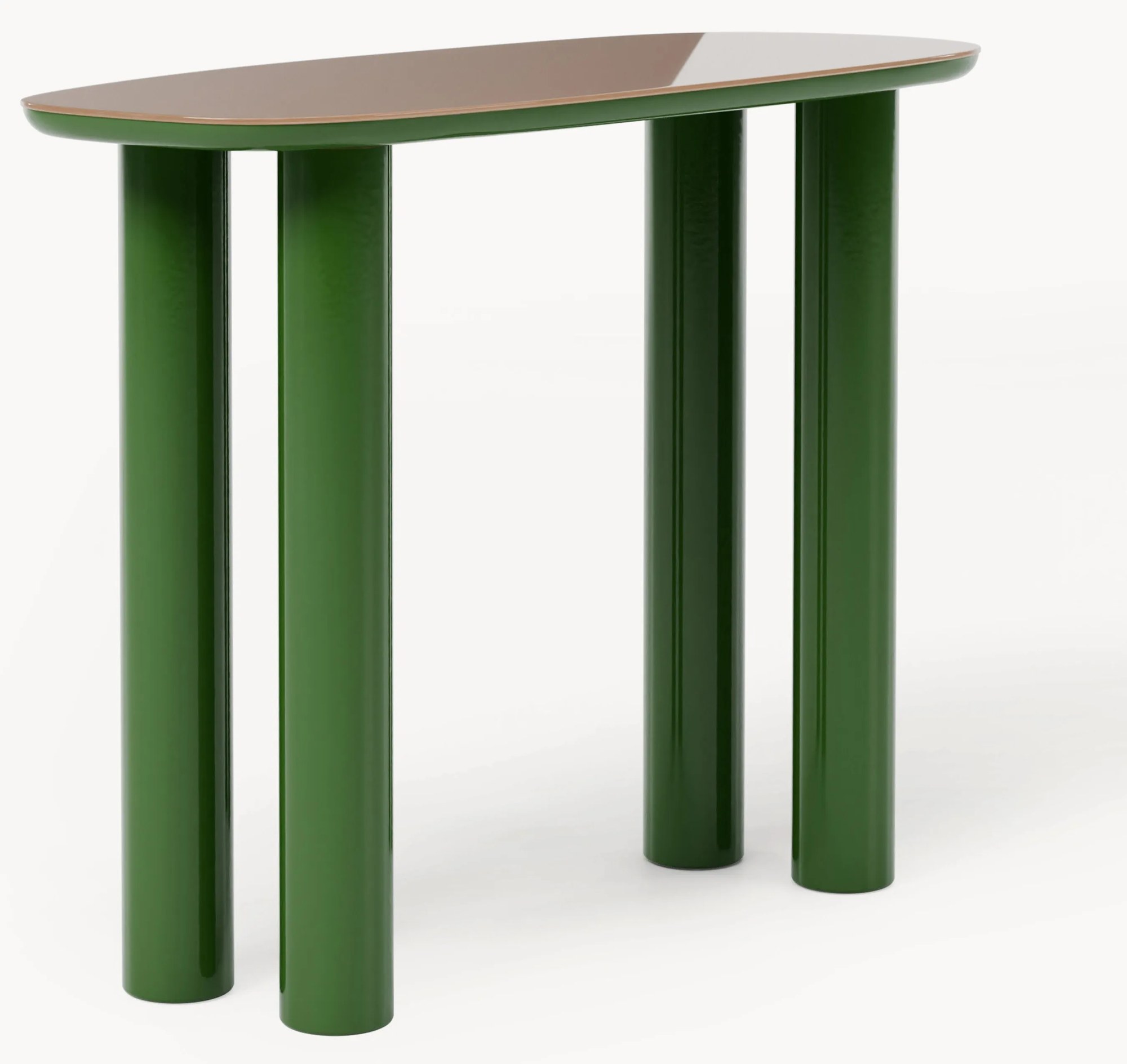 Konzolový stolík so sklenenou doskou Beni