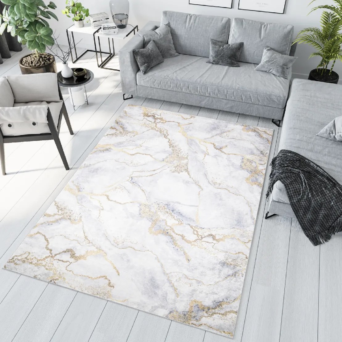 Dizajnový koberec MARBLE - PRINT TOSCANA ROZMERY: 80x150 Dizajnový koberec MARBLE - PRINT TOSCANA ROZMERY: 80x150