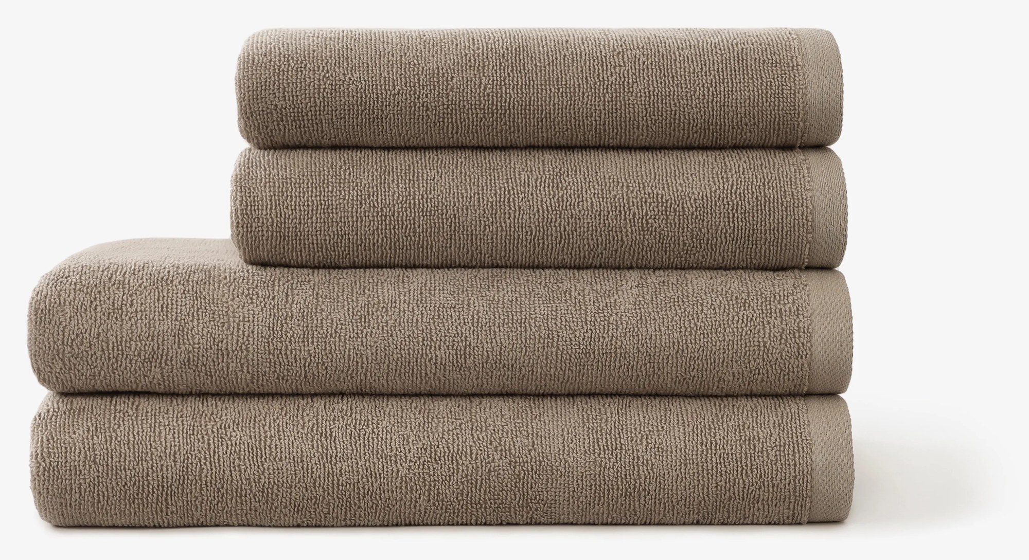 Goldea bavlnený froté uterák / osuška soft bez bordúry – sivohnedý 50 x 100 cm