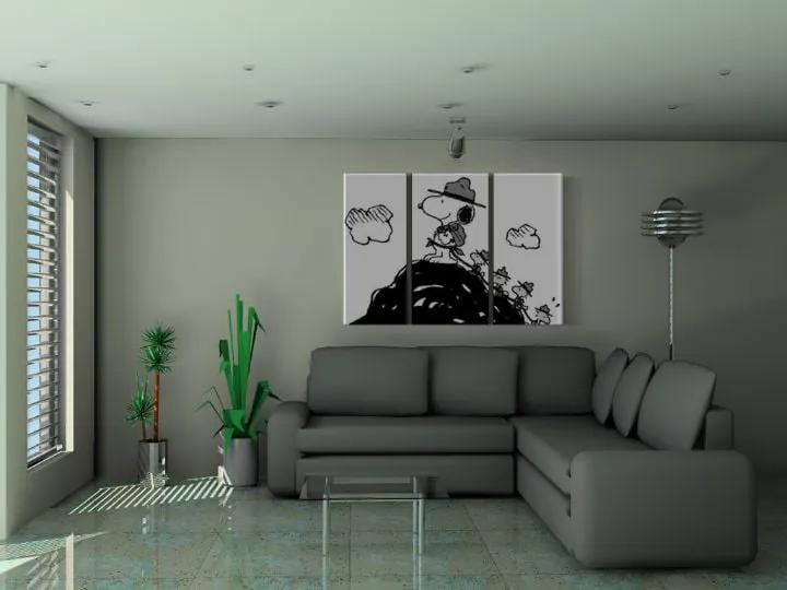 Ručne maľovaný POP Art obraz SNOOPY | rôzne rozmery