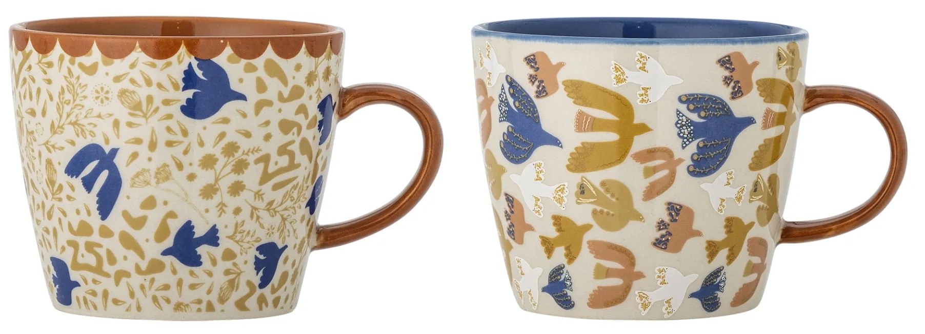 Bloomingville Keramický hrnček Anniversary Červená