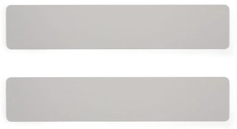 Akustické paravány na písací stôl 150x30 cm, 2 ks, biela