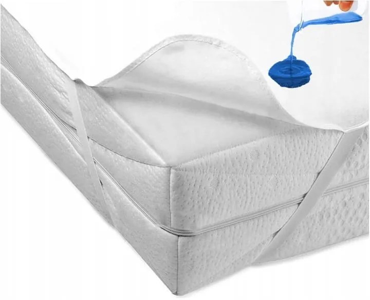 Nepremokavý matracový chránič 140x200 – vodoodolný, prateľný 95°C, hypoalergénny, s gumičkami