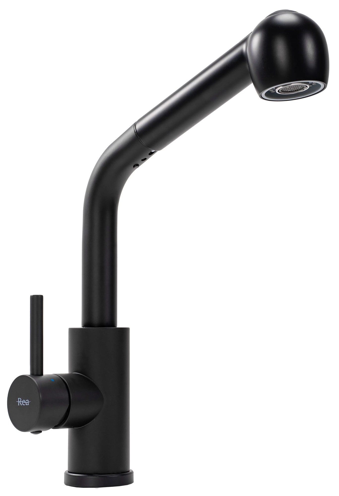 Rea Troy, stojanková kuchynská batéria 34 cm, čierna matná, REA-B6300