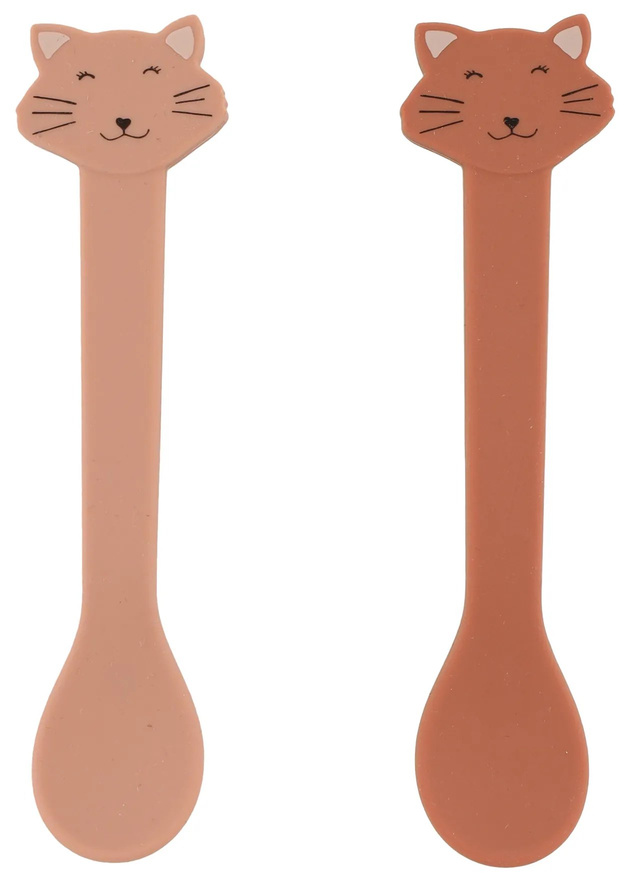 Detské silikónové lyžičky 2 ks Mrs. Cat