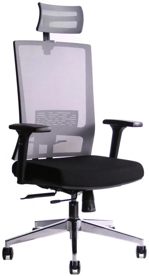 SEGO Kancelárska stolička TECTON čalúnenie BASIC šedá