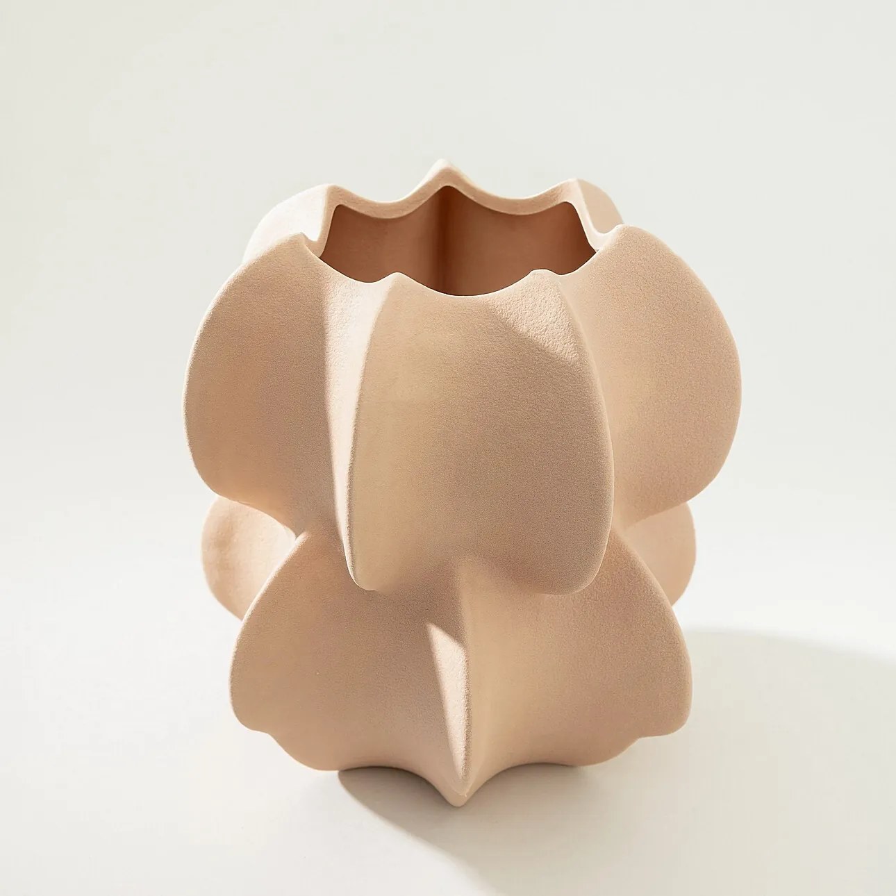 Kameninová váza Petal Pink I 20x21 cm