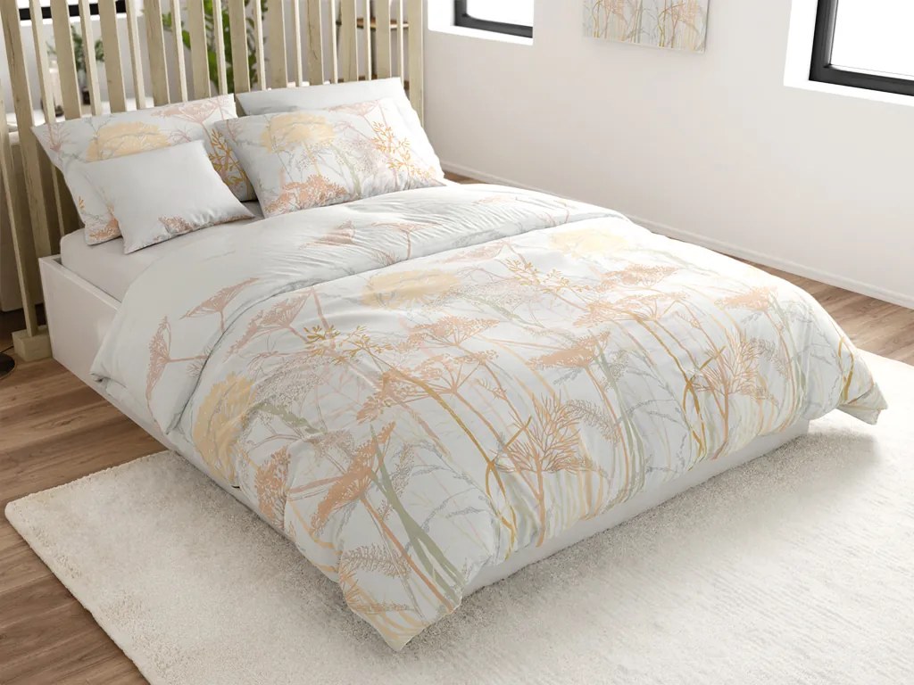 Obliečky z Renforcé bavlny CARAWAY krémové Rozmer obliečok: 70 x 90 cm | 140 x 200 cm