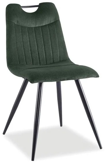 Jedálenská stolička Orfe, zelená / čierna