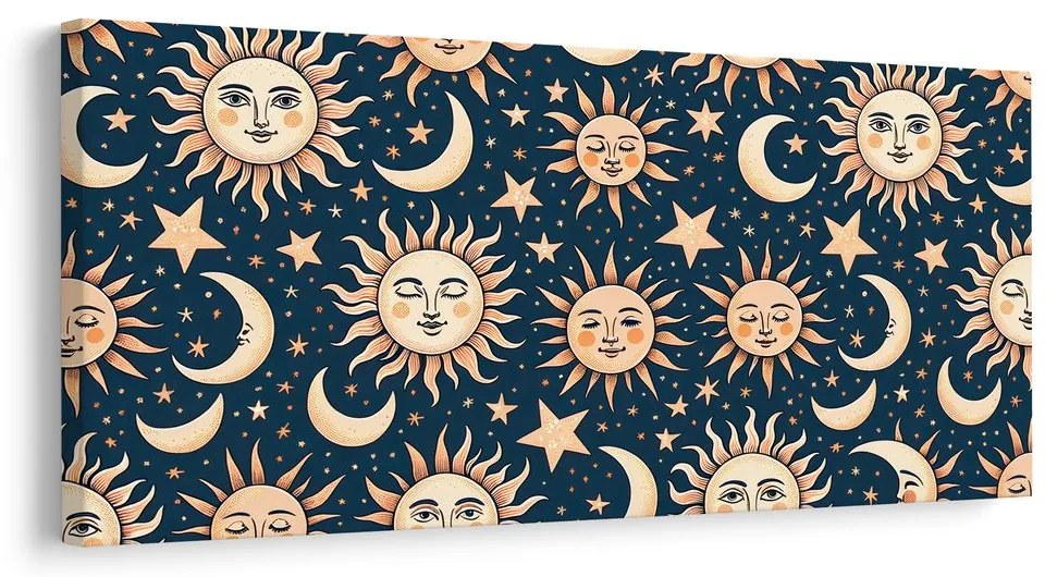 Obraz slnko a mesiac