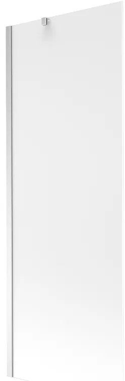 Mexen Next, vaňová zástena 1-krídlová 70 x 150 cm, fixné krídlo, 6 mm námraza sklo, chrómový profil, 895-070-000-00-30-01