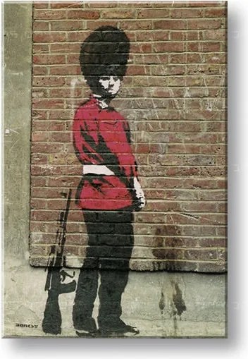 Obraz na plátne Street ART – Banksy - 100x150 cm