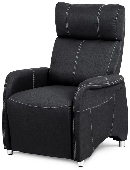 BONTEC Polohovacie kreslo, hnedá, látka vintage, TV-5040 BR3 Farba: Šedá