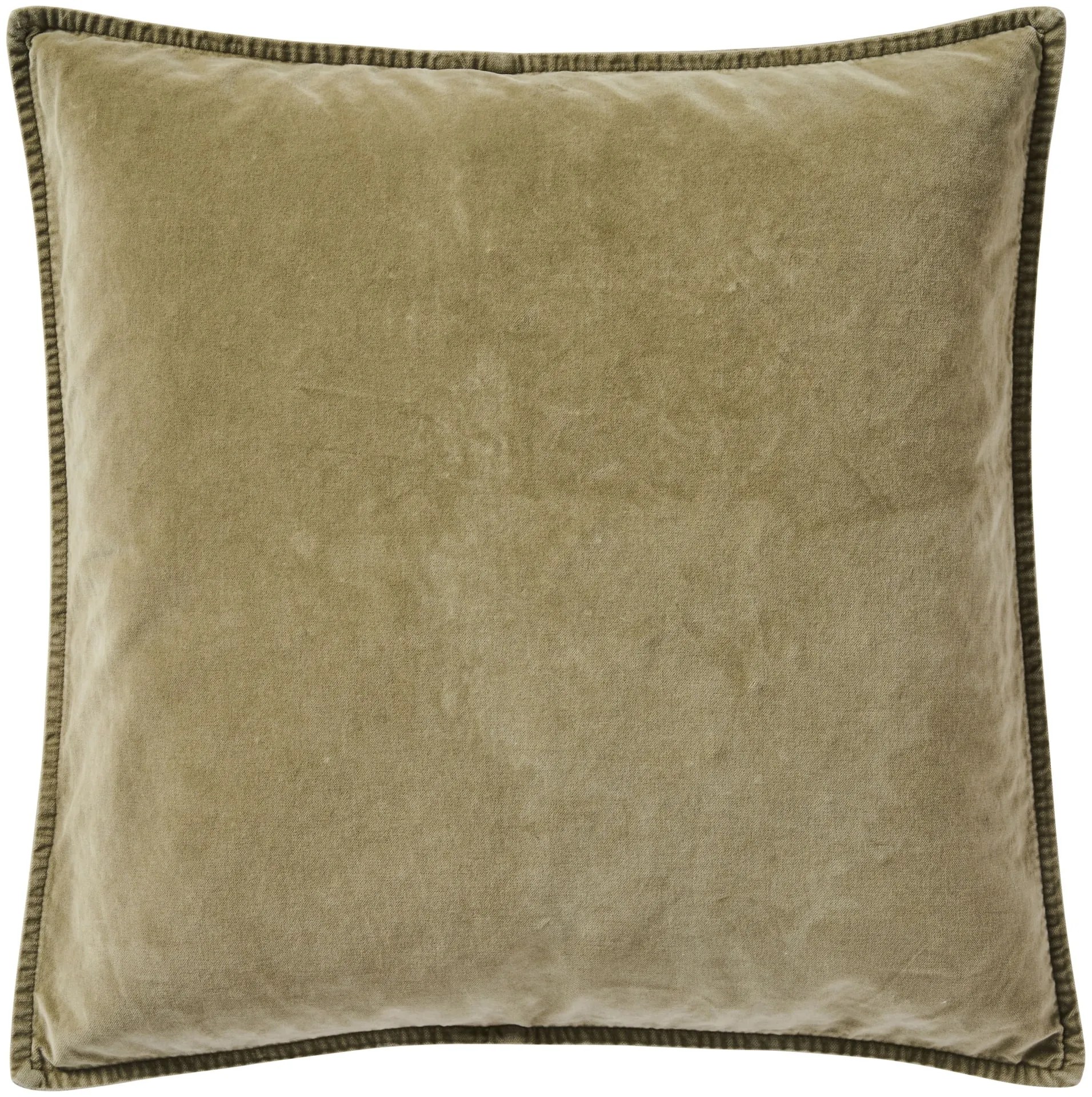 Ib Laursen Zamatový poťah na vankúš Eucalyptus Green 52 × 52 cm