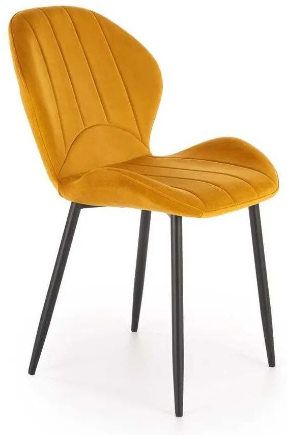 Jedálenská stolička Vivien, žltá