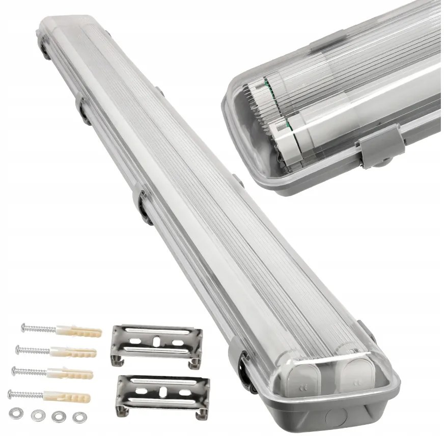 BERGE LED hermetické svietidlo IP65 - 120 cm pre dielňu