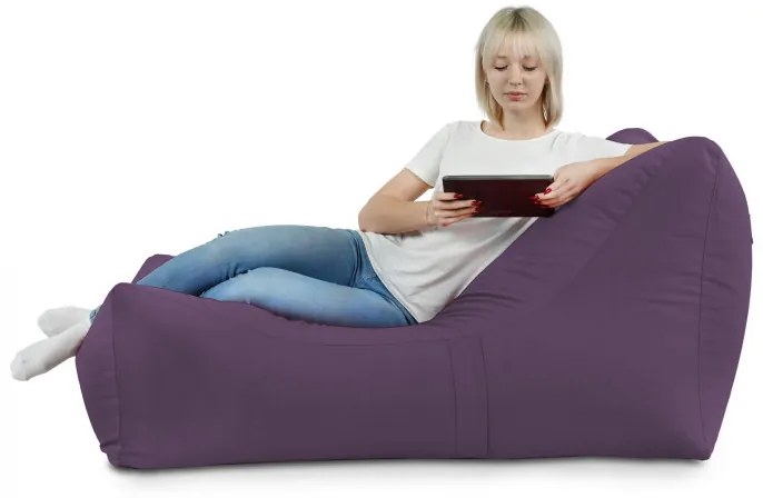 Sedací vak Atény Plyš Farba: Fialový