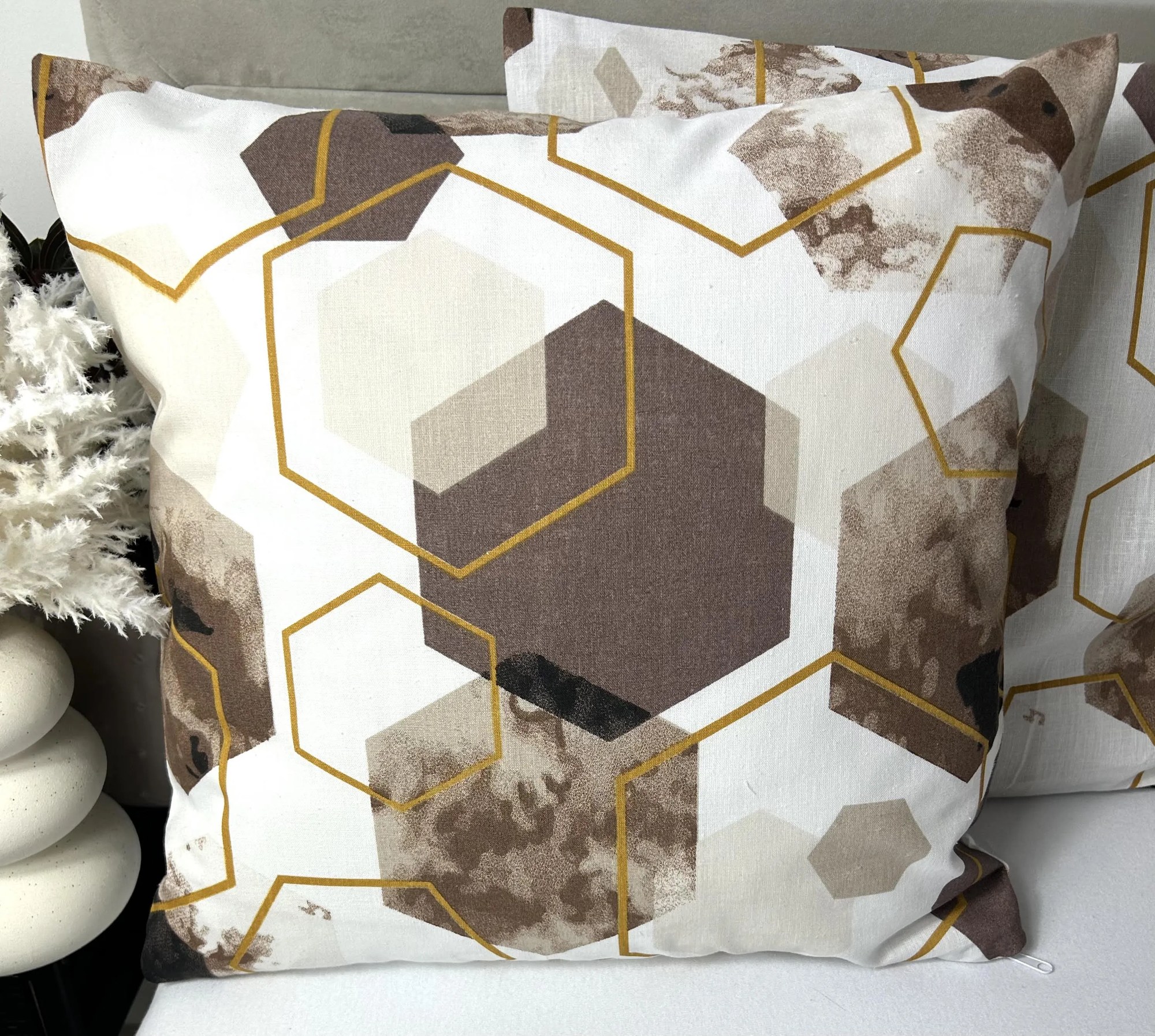 INTERMEDIC SK Posteľná obliečka Graphite Brown na vankúšik 40x40cm