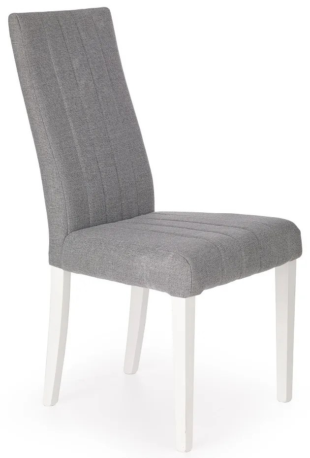Jedálenská stolička Diego, sivá / biela
