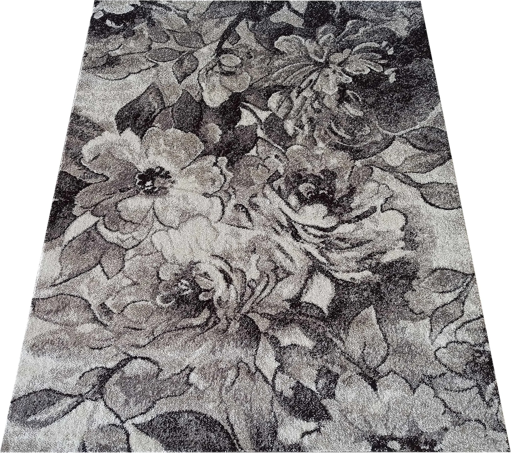 DY Hnedý koberec s kvetinovým vzorom Panamero 16 Rozmer: 120x170 cm