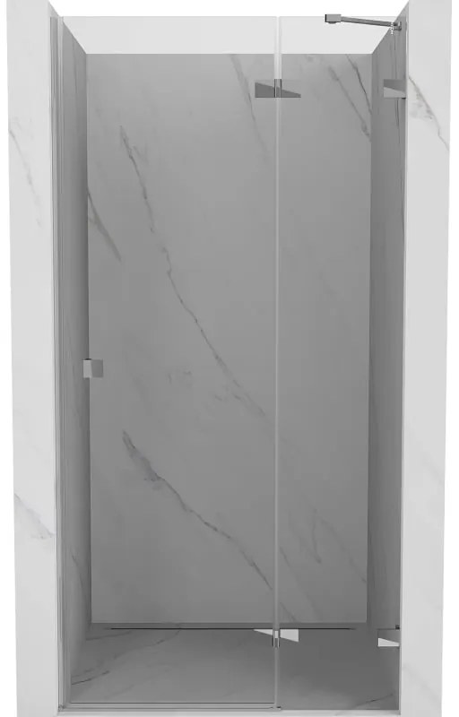Mexen, Mexen Lunar pravé otočné sprchové dvere 70 cm, transparentné, chróm - 834-070-000-01-00-P