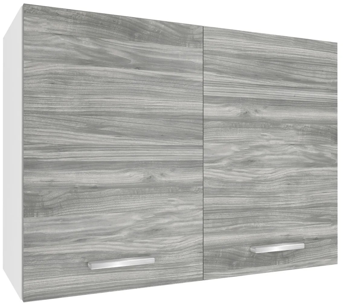 Kuchynská skrinka Belini horná 80 cm šedý antracit Glamour Wood TOR SG80/1/WT/GW1/0/U