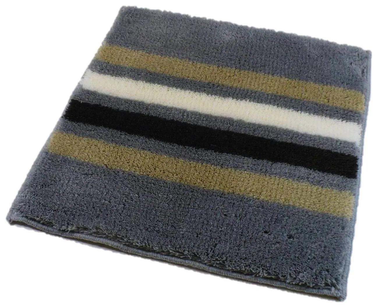 ROUTNER Kúpeľňová predložka RAGUSA Sivá 10205 - Sivá / 50 x 50 cm 10205