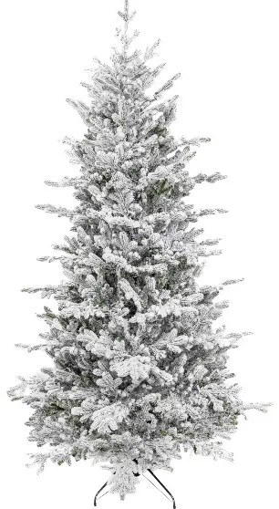 Umelý vianočný stromček FULL 3D Smrek Švajčiarsky Zasnežený 210cm