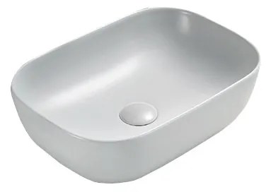 Mexen Rita, umývadlo na dosku 45 x 32 cm, platinová matná, 21084563