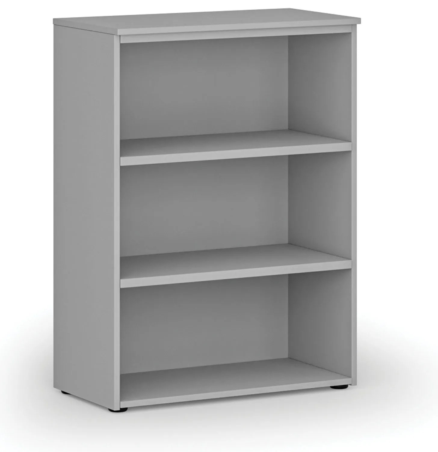 Kancelársky regál PRIMO GRAY, 800 x 420 x 1087 mm, sivá