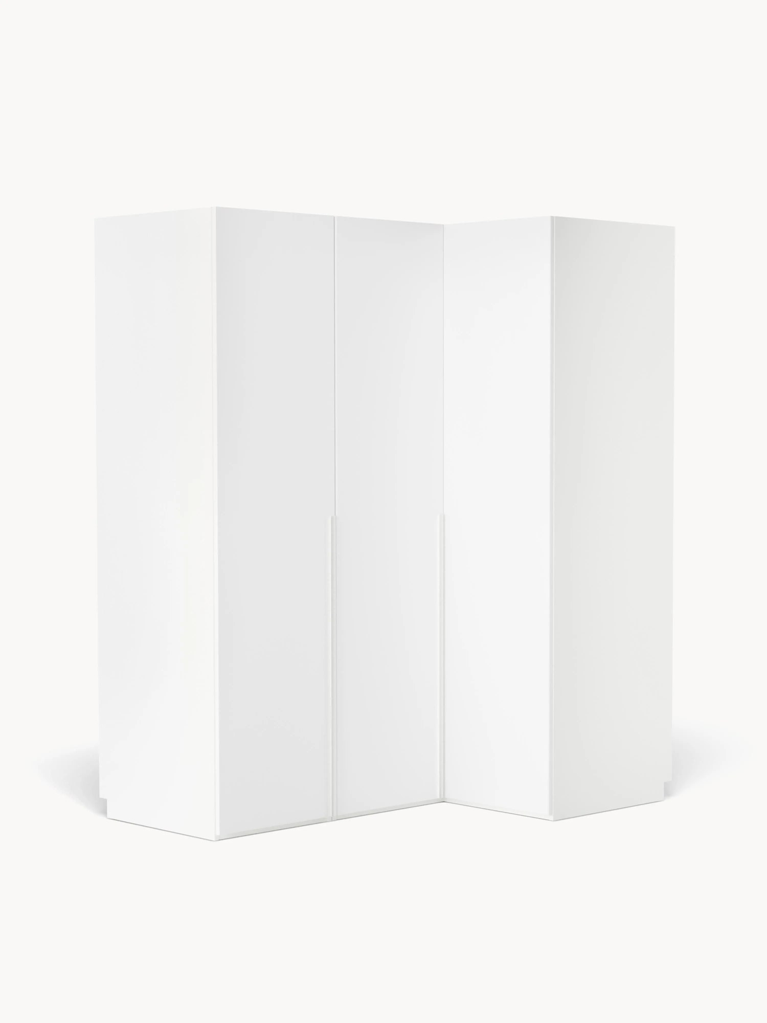 Modulárna rohová šatníková skriňa Leon, Š 165 cm