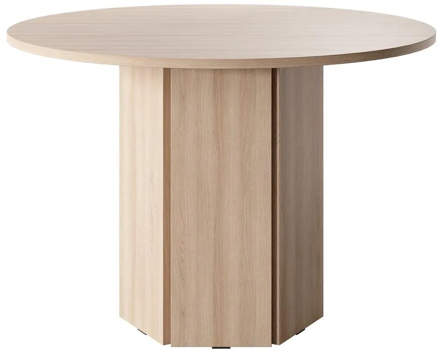 Jedálenský stôl Hermionne (pre 4 osoby) (dub lindberg). Akcia -18%. Vlastná spoľahlivá doprava až k Vám domov. 1099116