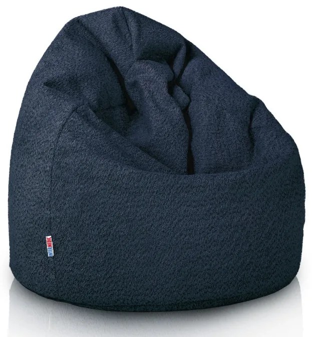 Sedací vak Bag Sako L Boucle Farba: Tm. modrý