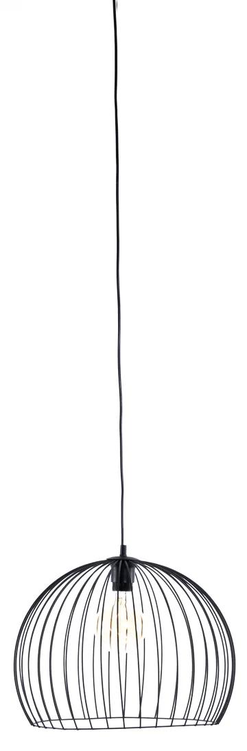 Moderné závesné svietidlo čierne 40 cm - Koopa
