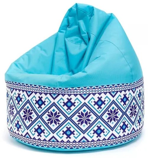 Sedací vak Viper Folk Outdoor Tiahome - krémovo červená