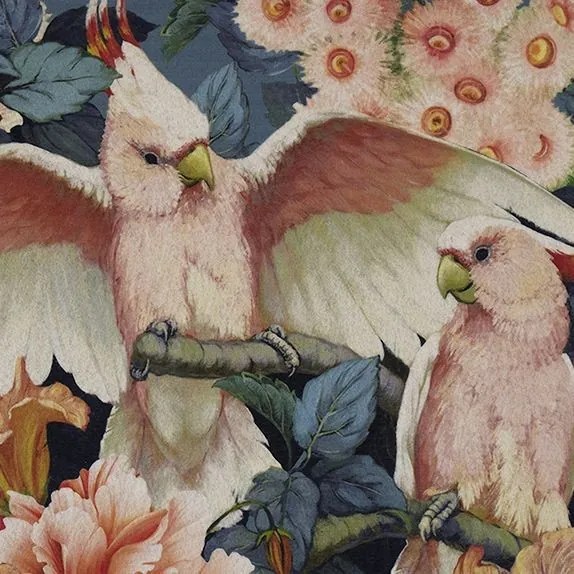 Farebná rohožka s kvetmi a papagájmi Cockatoo - 75*50*1cm Farebná rohožka s kvetmi a papagájmi Cockatoo - 75*50*1cm