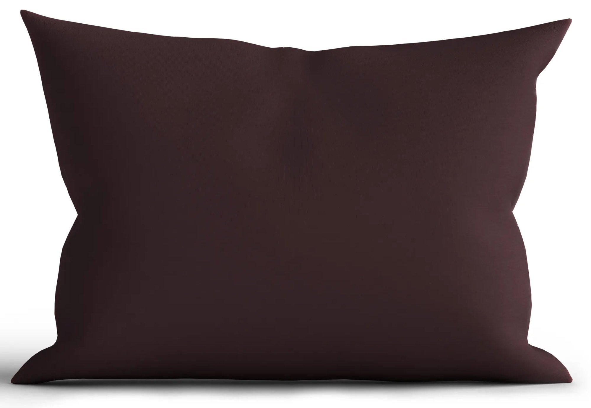 Bavlnená obliečka na vankúš Renforcé 50 × 70 cm – Jasmine tmavo hnedá