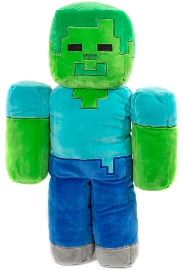 Tvarovaný 3D vankúš Minecraft - Zombie