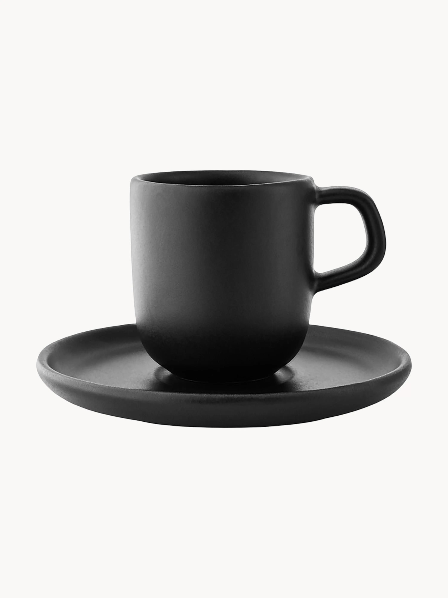 Šálky na espresso's podšálkami Nordic Kitchen, 4 ks