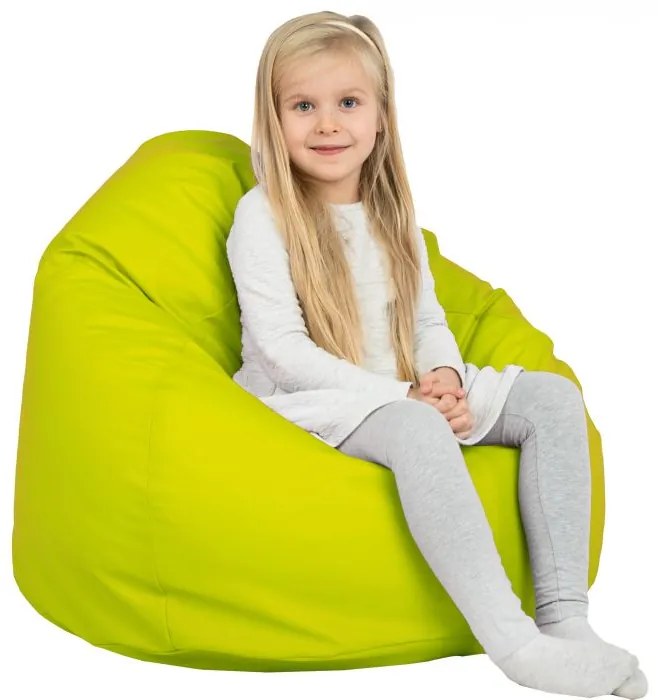 Sedací vak BAG Sako L Ekokoža Farba: 8.Limetkový