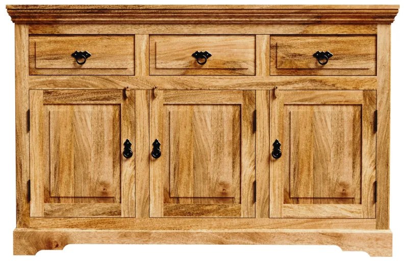 Komoda Guru 140x90x45 indický masív mango Mango natural Komoda Guru 140x90x45 indický masív mango Mango natural