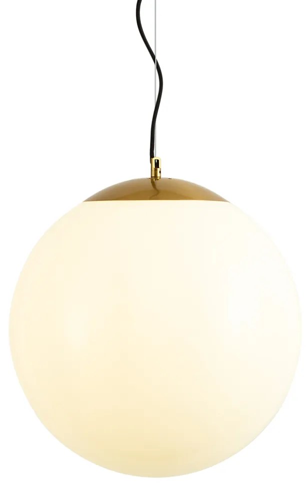 Skandiánske závesné svietidlo opálové sklo 40 cm - Ball 40