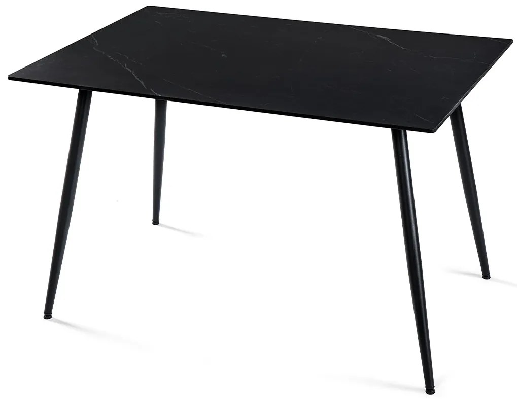 Noela Jedálenský stôl s keramickou doskou v dekore čierneho mramoru CERAMON 120